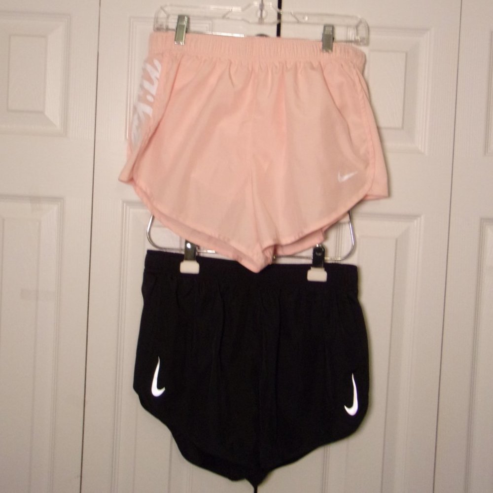 Two pair of Nike women's running shorts